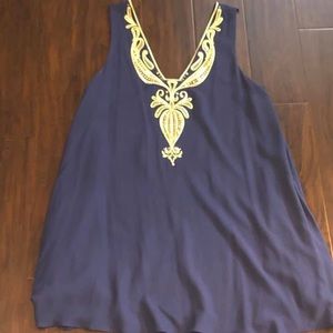 NWOT Navy Owen Trapeze Dress Size XL